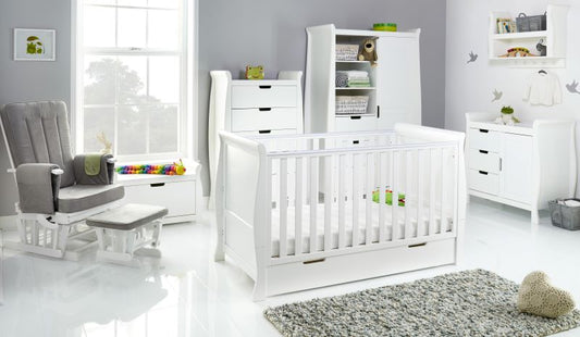 Obaby Stamford Classic Sleigh 7 Piece - White