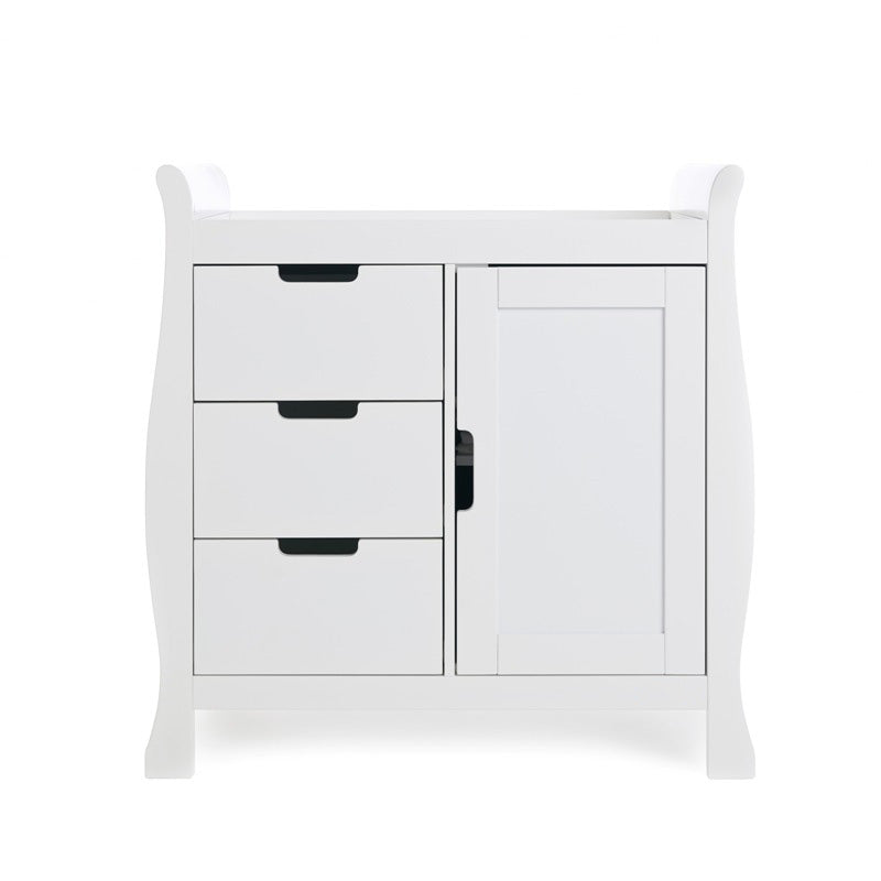 Obaby Stamford Luxe Sleigh 3 Piece - White