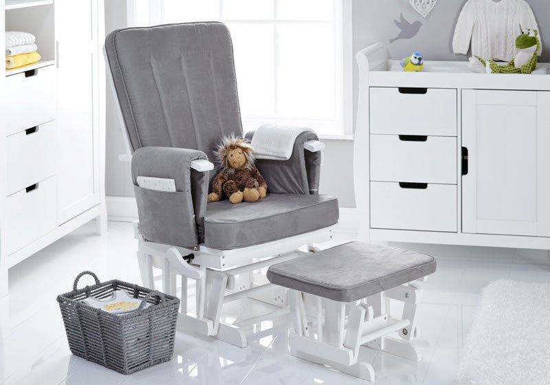 Obaby Stamford Luxe Sleigh 7 Piece - White