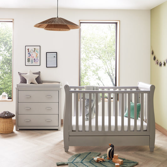 Babymore Eva 2 Piece Nursery Room Set - Grey