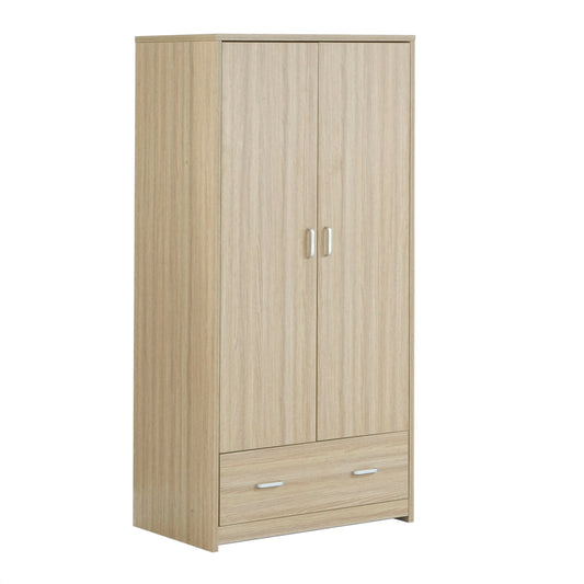 Babymore Luno Veni Nursery Wardrobe - Oak