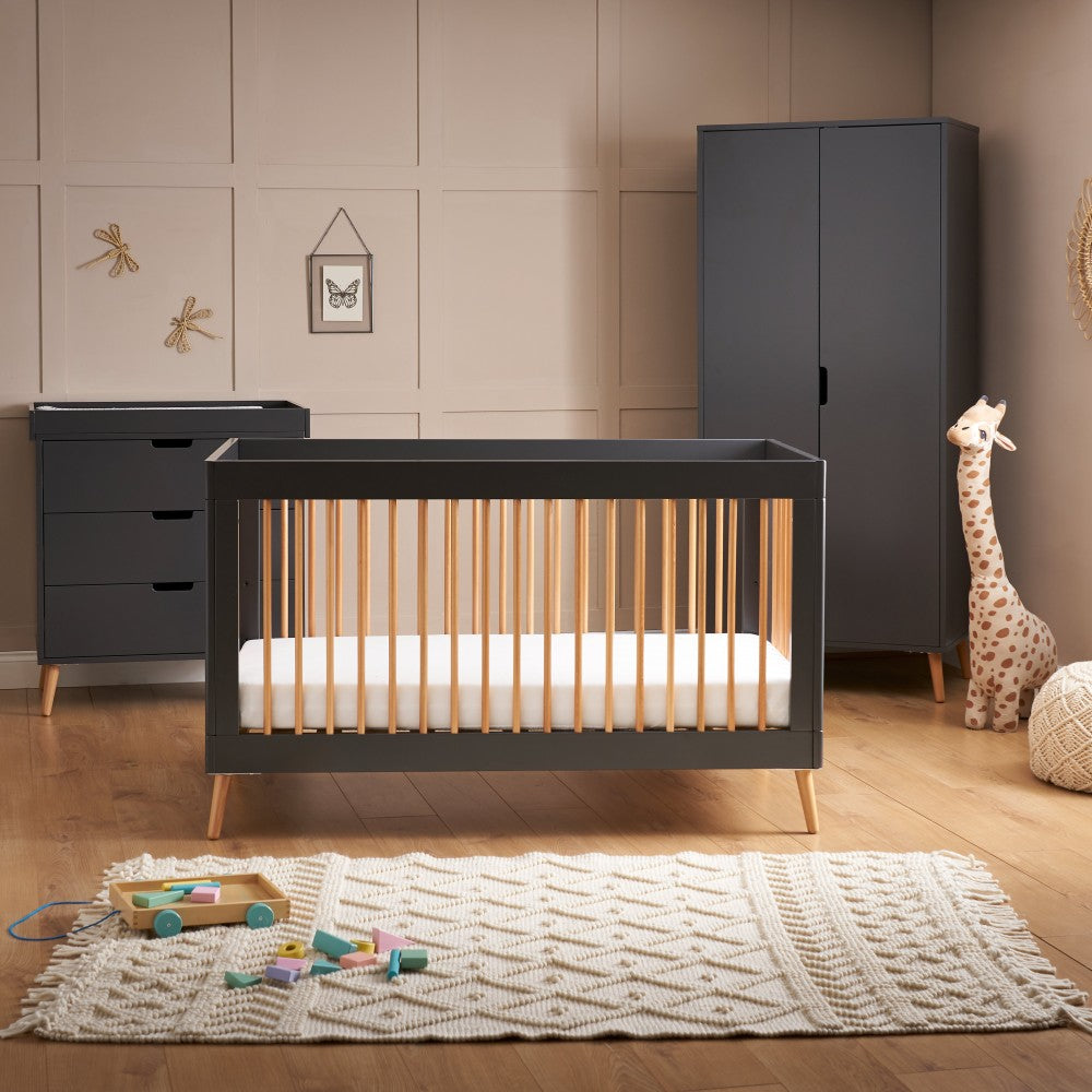 Obaby Maya Scandi 3 Piece - Slate with Natural