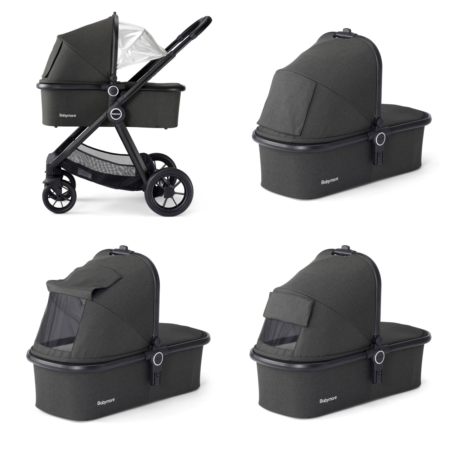 Babymore Memore V2 Travel System 13 Piece - Black