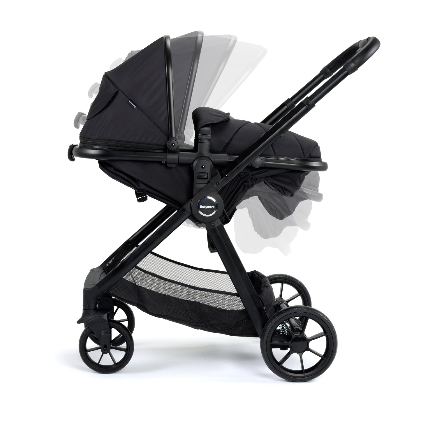 Babymore Mimi Travel System Coco i-Size Car Seat - Black