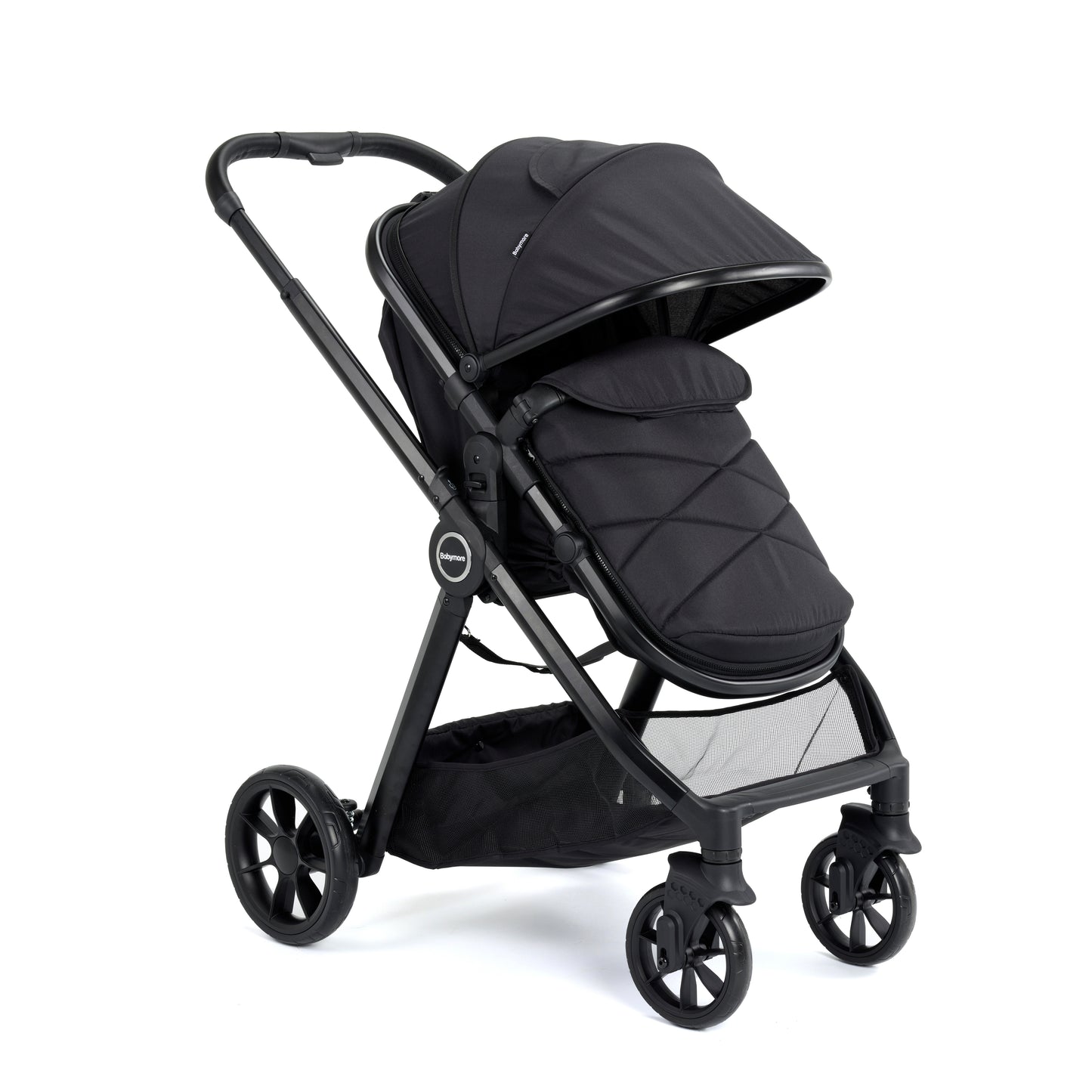 Babymore Mimi Travel System Coco i-Size Car Seat with Isofix Base - Black