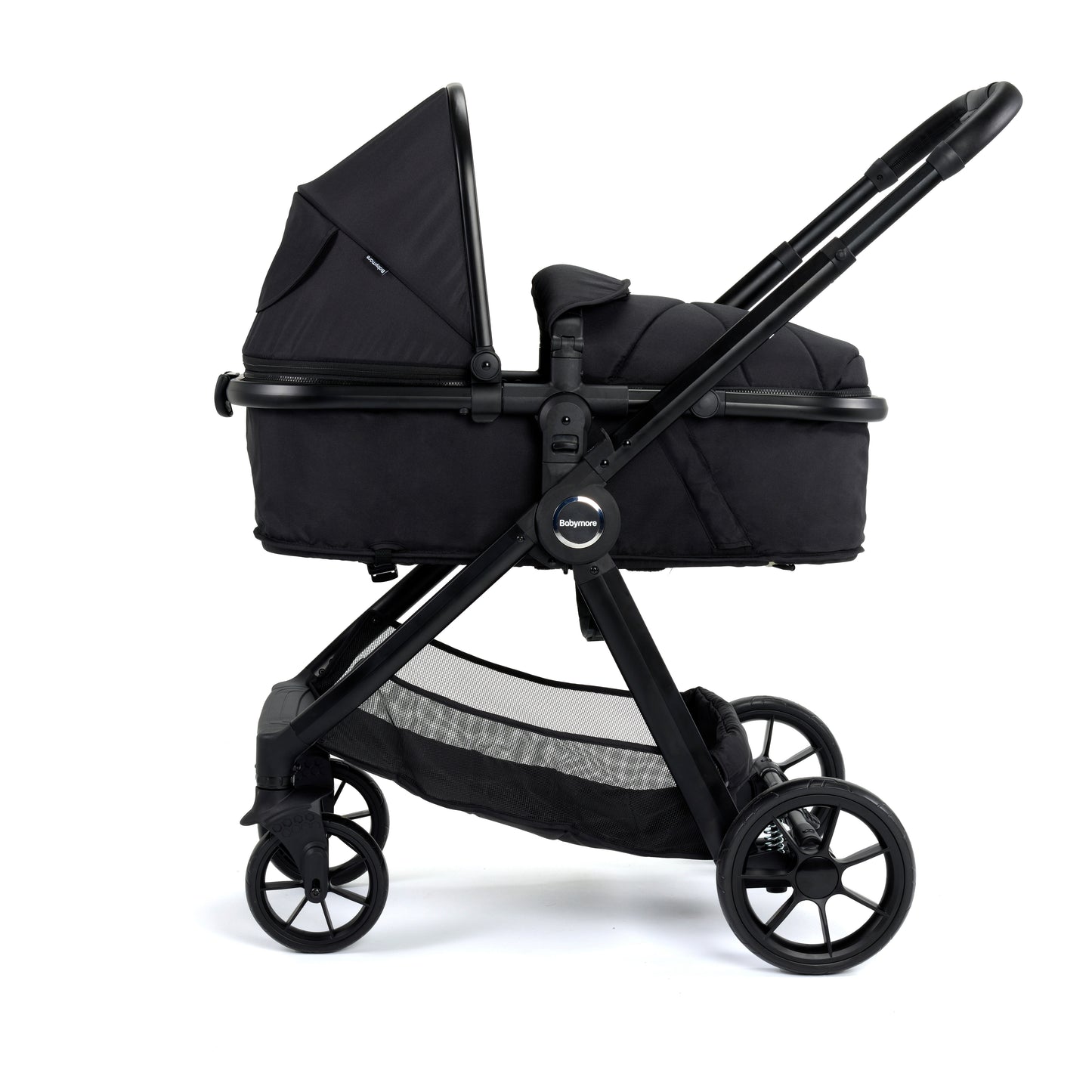 Babymore Mimi Travel System Pecan i-Size Car Seat - Black