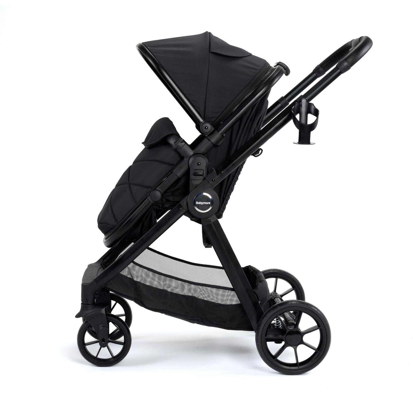 Babymore Mimi Travel System Pecan i-Size Car Seat - Black