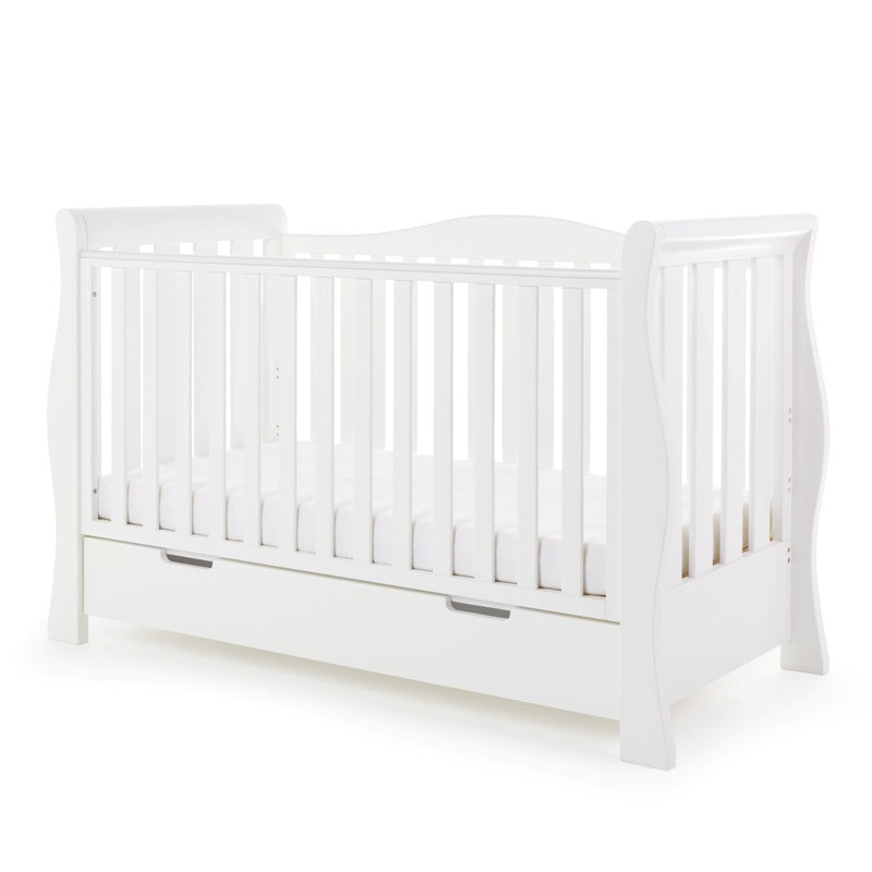 Obaby Stamford Luxe Sleigh 7 Piece - White