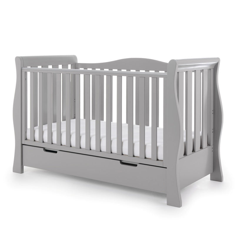 Obaby Stamford Luxe Sleigh 5 Piece - Warm Grey