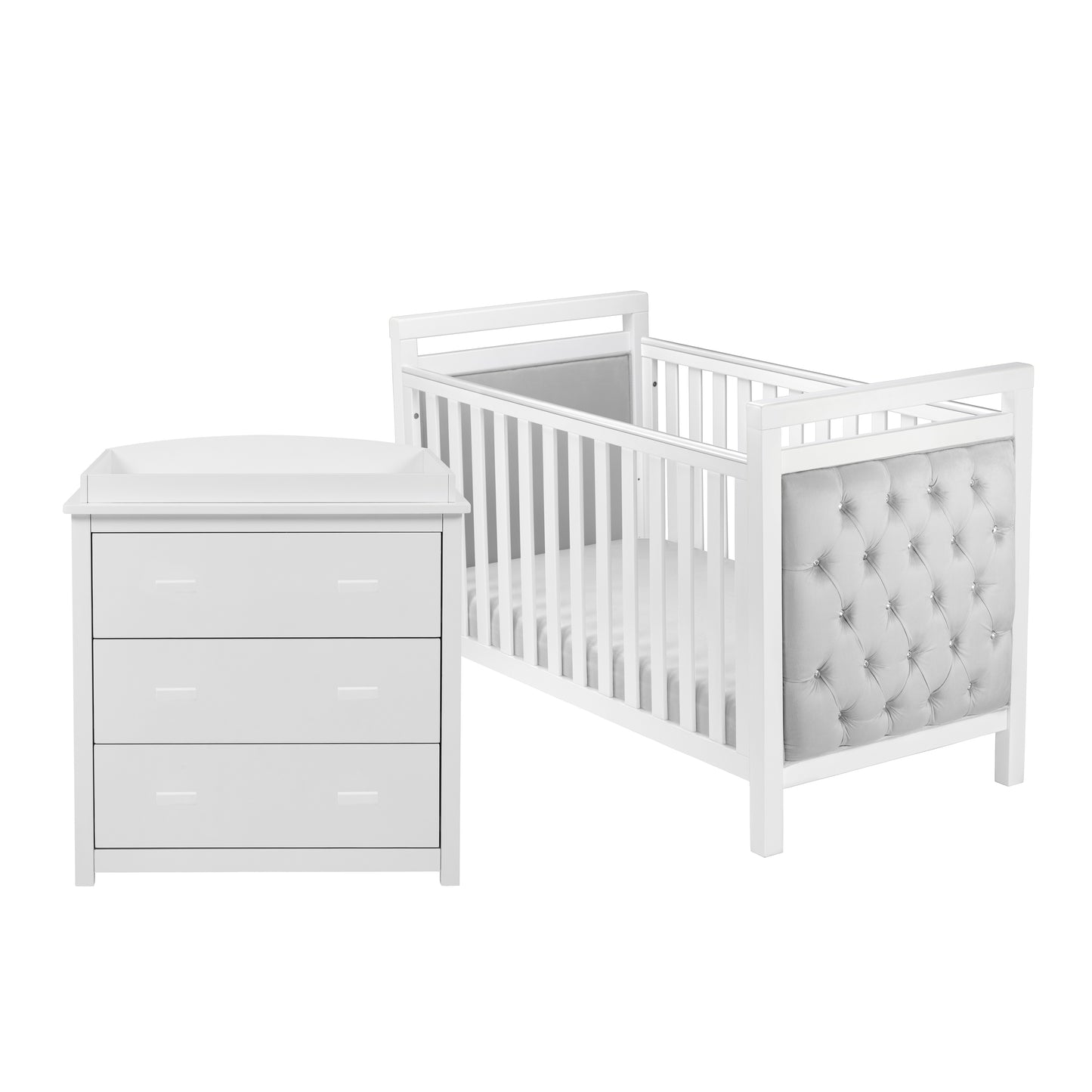 Babymore Velvet Deluxe 2 Piece Nursery Room Set